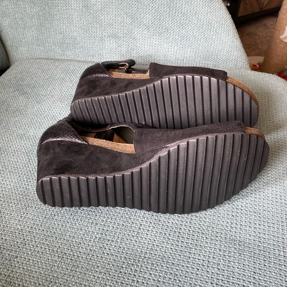 Oli Jolimall Chic Black Open-Toe Sandals Size 9 - Picture 5 of 5